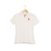USC Trojans Women's Nike Golf SC Interlock Victory Texture Polo